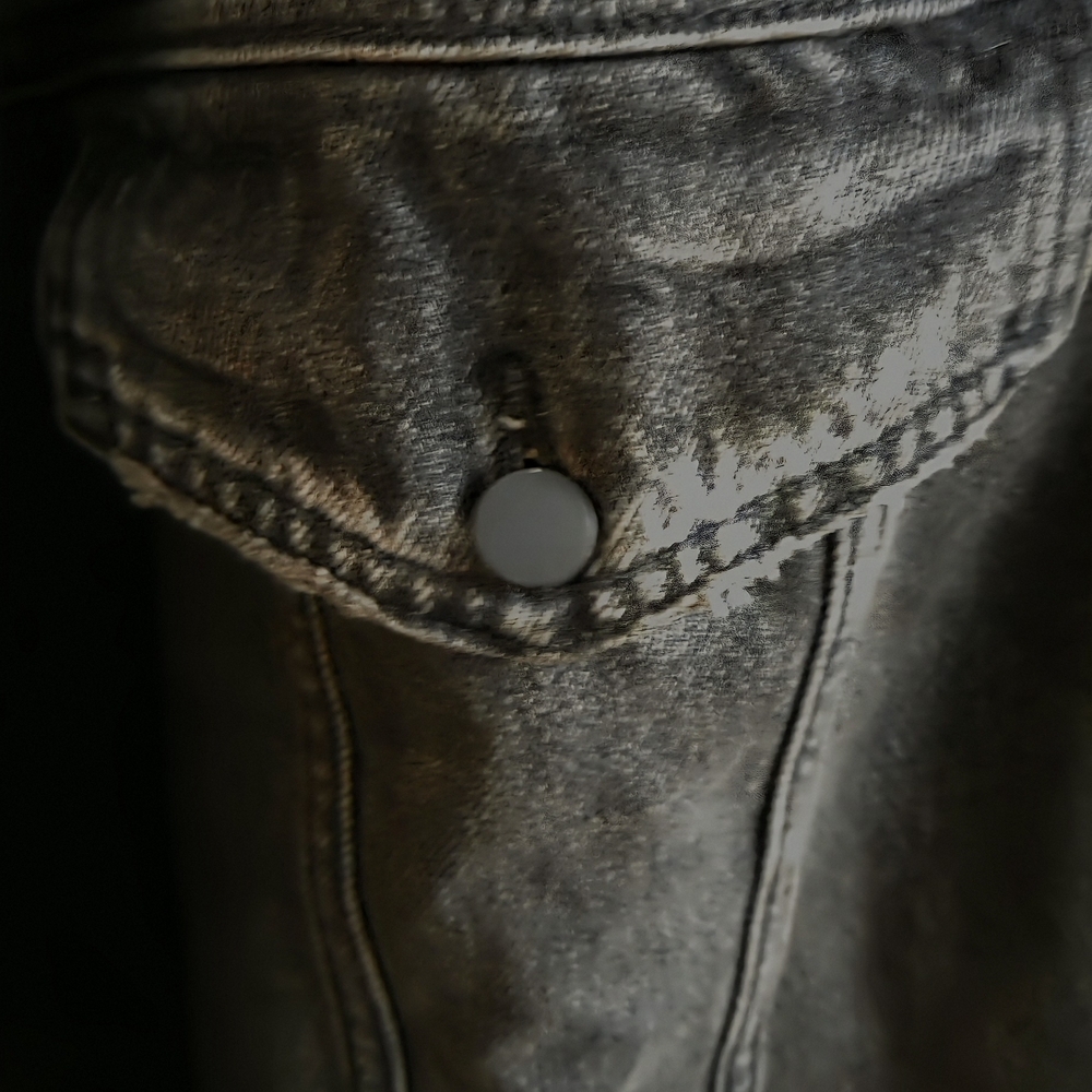 Essentials Charcoal Denim Jacket - image 5